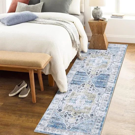Machine Washable Long Hallway Faux Wool Fuzzy Runners Tropical Rugs Monstera Bedside Kitchen Plush Fur Carpet Runner Rug - Image 4