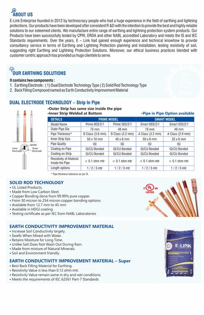 ESE Aura 60 Type ESE Brand PARATONEX Phase Single phase Warranty Period 20 Years Peak Current Rating 100ka Max Discharge Current - Image 2