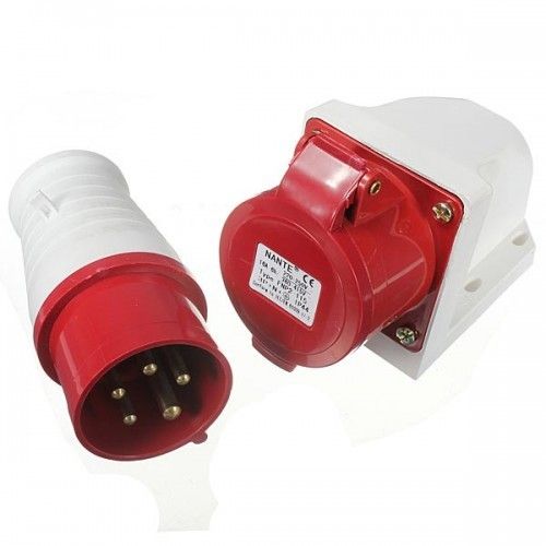 Industrial Sockets Ip Rating Ip44 Quality Supreme Quality Durability Highly Durable Ampere Range 16 Amp To 63 Amp Rust Resistance Rust - Image 1