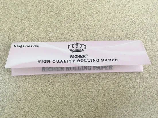 Regular Size Cigarette Rolling Papers Origin China Size 14-24GSM Customized Yes Pulp Style Virgin Brand OEM, Richer Type Rolling - Image 5