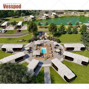 Prefabricated Modular Home Space Capsule Aluminum Container Prefab House - Image 2