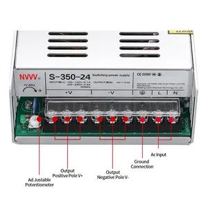 LED Driver 350W 14.5A Switching Power Supply for LED Driver S-350W-24V - Image 5