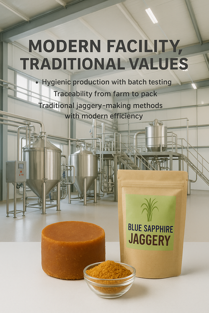 Cane Jaggery Powder Retail packing in 250 grams for FMCG Grade Dried Taste Sweet Shelf Life 1 year Brand Name Trupath Max. Moisture (%) - Image 4