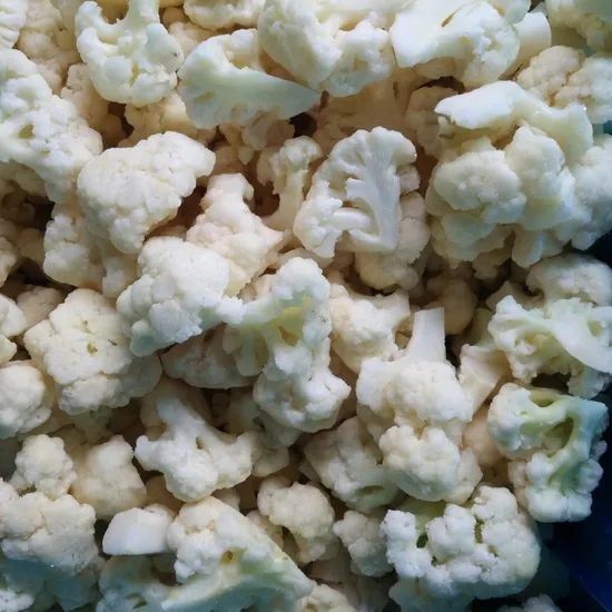 Heating Edible Frozen White Cauliflower - Image 1