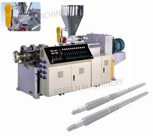 65/132mm Plastic Conical Twin Screw Extruder - Image 1