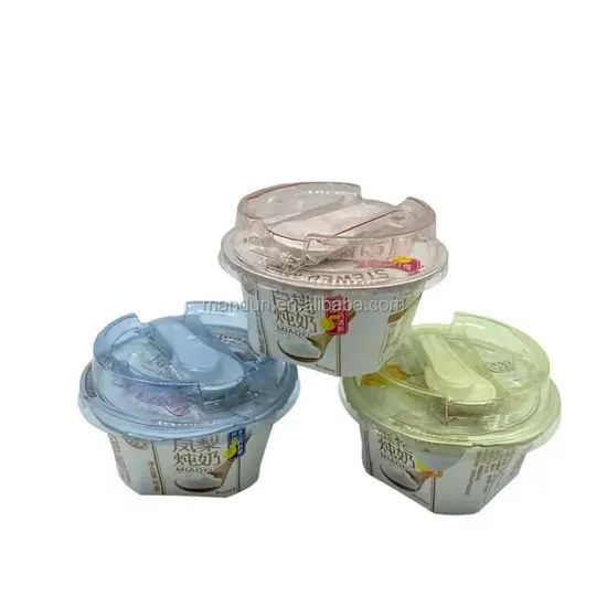 Ice Cream Containers Cup Milkshake Frozen Yogurt PP Mandun Plastic Custom Design Disposable Packing Food Customized Single Wall - Image 5