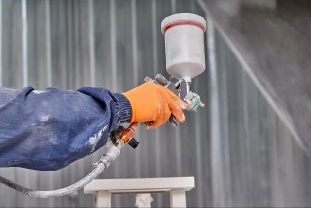 Spray Painting Service Drying Time Fast-drying Application Speed Quick Finish Texture Smooth And Uniform Application Efficiency Efficient Coating - Image 1