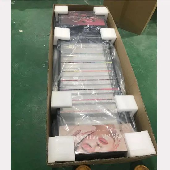 Custom Cosmetic Display Shelf Acrylic Display Stand Cabinets Retail Store Floor Display with LED PVC Pop Display - Image 3