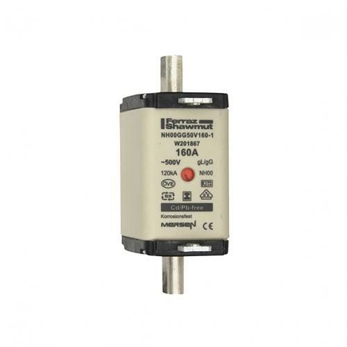 NH00GG50V160-1 Gir Dc Iec 80 Ka Gir Ac Iec 120 Ka Voltage Dc 250 Vdc Ampere Range 160 A Voltage Ac 500 Vac Size Range 000 To - Image 1