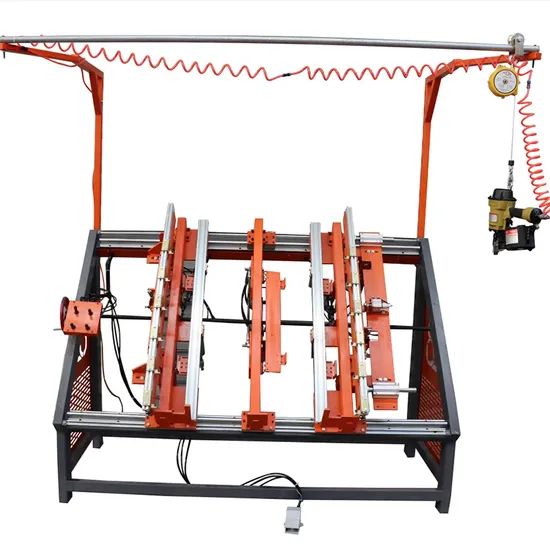 High Efficient Multifunctional Pneumatic Lift Pallet Nailing Table - Image 6