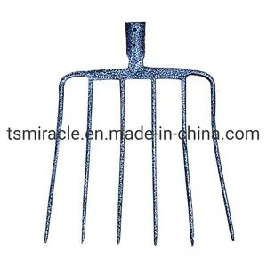 Rake Hoe Four Teeth Rake Three-Tooth Two-Tooth Rake Pine Soil Cultivation Garden Farming Tool Four-Ding Four Teeth Fork - Image 6