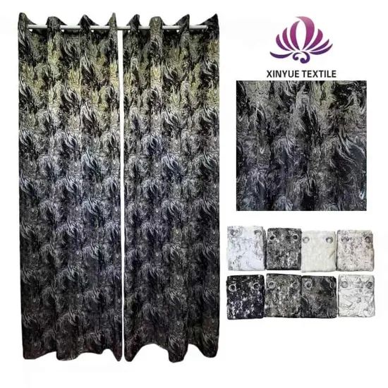 Blackout Jacquard Curtains - Room Darkening & Privacy Protection - Image 3