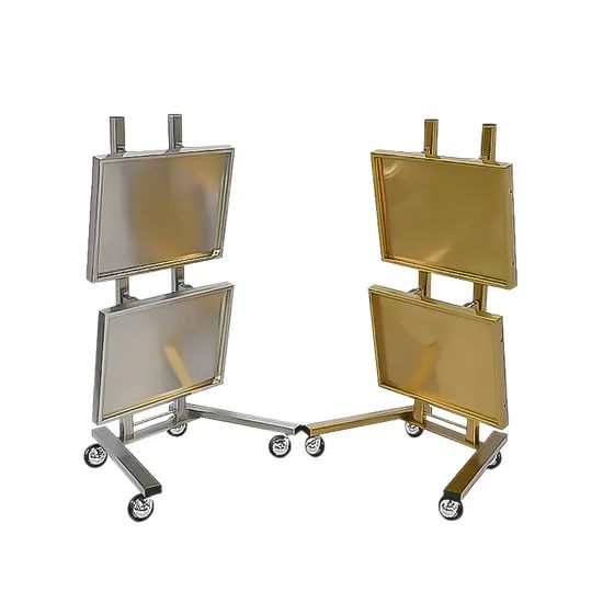 Favorable Rolling Metal Storage Utility Cart Mobile Cart Beauty Trolley - Image 2