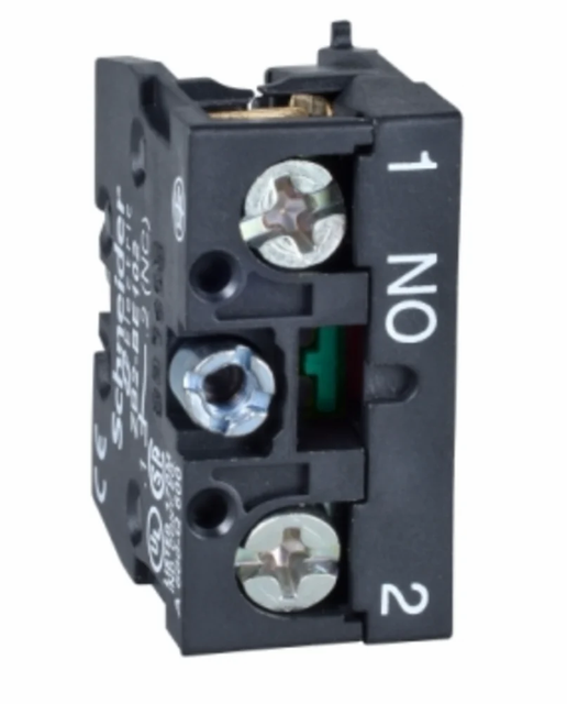 Plastic Schneider ZB2BE101 Contact Block, 1 Pole Color Black Brand Schneider Material Plastic Warranty 18 Months Number of Poles 1 - Image 1