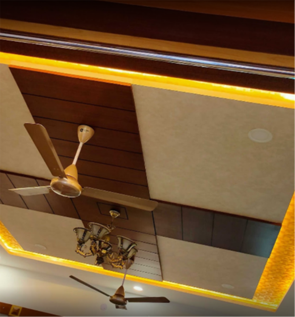 Non-Woven Ceiling Wallpaper Installation Service Shape Vertical Location Punjab Ideal For Ceiling Material Non-Woven Service Duration One - Image 2