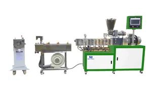 Small Parallel Co-Rotating Twin Screw Plastic Extruder for Laboratory Use - Image 4