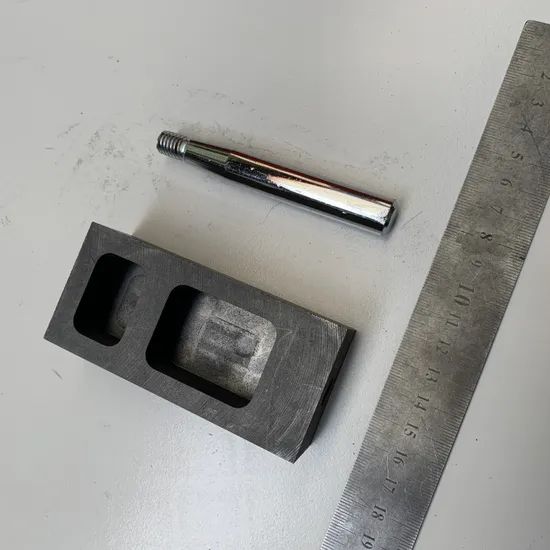 Custom Graphite Mold for Gold Silver Ingot Casting - Image 3