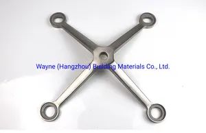 160mm Stainless Steel Glass Spider with 4 Arms; Glass Fitting Hardware, Point-Fixed Curtain Wall Hardware with High Quality and Best Price - Image 3