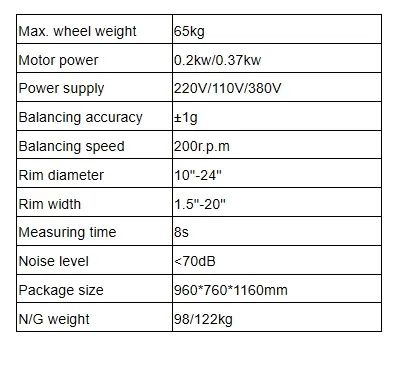 Wheel Balancer/Workshop Equipment/Car Tyre Balancing Machine Model Bl500 - Image 5