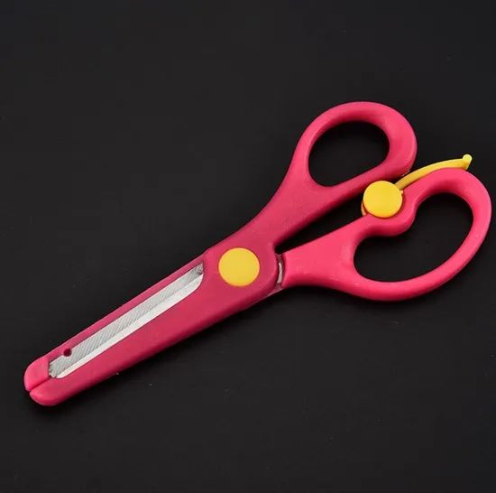 Children Safety Scissors Preschool Training Scissors Trademark AVA Occasion Home Condition New Material Metal Style - Image 5
