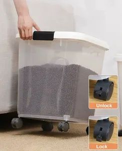 Airtight Food Storage Containers Plastic Cereal Containers Kitchen Pantry Organizer Storage Containers - Image 4
