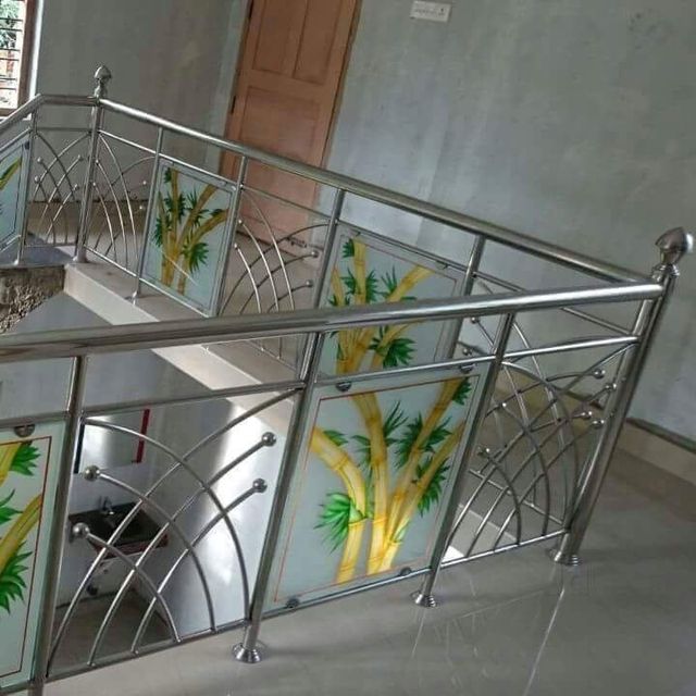 Stainless Steel And Glass Railings Color Steel Brand Jindel Position All Design Customize Mounting Type All Material Grade - Image 2