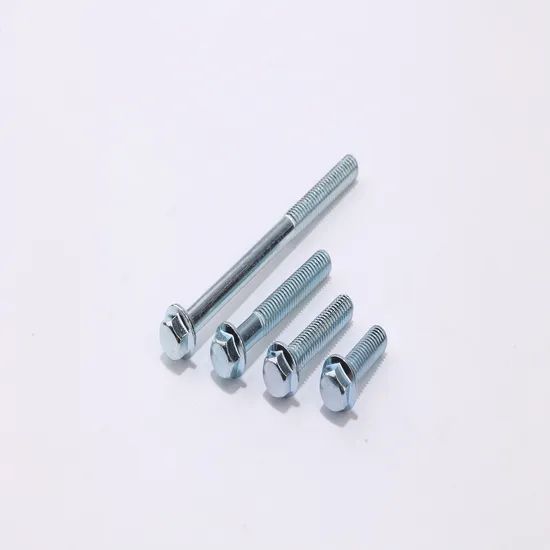 Best Price Carbon Steel Motorcycle Part Electric Bike Part Car Part Blue and White Flange Round Head Machine Engine Screws - Image 4