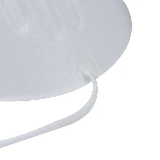 Disposable Dust Mask for Particulate Protection Color White Layers 2 Ply Origin China Trademark OEM Model NO. 1210 Style Headloop - Image 3