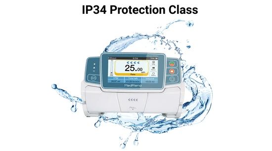 Volumetric Infusion Pump Factory Price Weight 1.7kg Material ABS+PC Feature Reusable Stackability Yes Trademark MedRena HS Code - Image 3