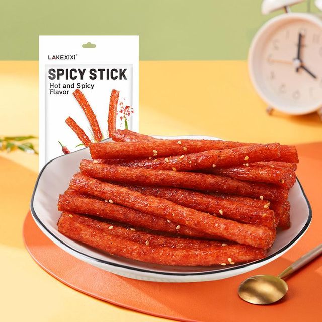 LAKEXIXI Grain Snacks Latiao 92g Halal Natural Chinese Snacks Spicy Strip - Image 5