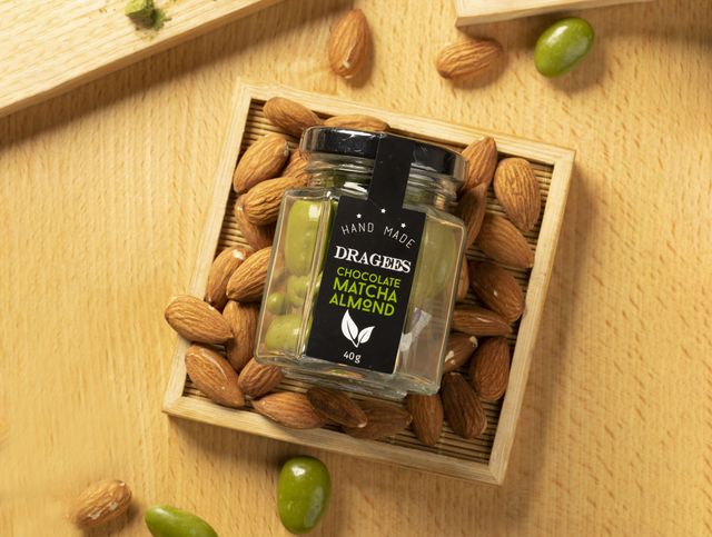 Good Quality Dragee Chocolate Matcha Covered Dried Almond Nuts milk Chocolate Green and Blacks Chocolate Low MOQ for Wholesale - Image 4