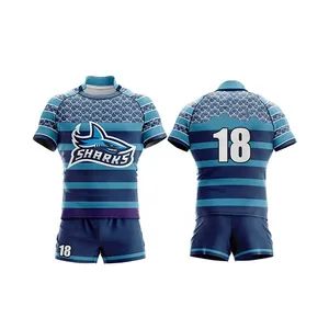 Men Sports Wear Rugby Clothing Customized Rugby Uniform MOQ Low MOQ Origin China Type Set/ Top Gender Unisex Color Any - Image 2
