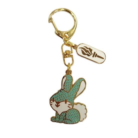 Made in China Fashion Cartoon Rabbit Keychain Custom Metal Animation Gift Keychain - Image 1