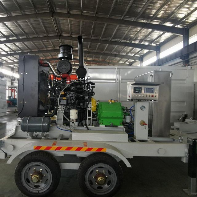 Ultra High Pressure Waterjet Pump for Road Marking Removal Color GREEN Speed Ratios 3 Grade INDUSTRIAL Brand Name HARVEST - Image 5