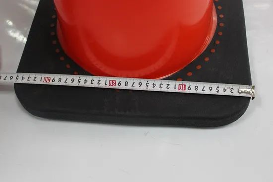 CE Factory Made PVC Traffic Cone Weight 1.8kg Trademark Aroad Certification CE HS Code 3926909090 Model NO. TTC20302-3 Feature Being - Image 4