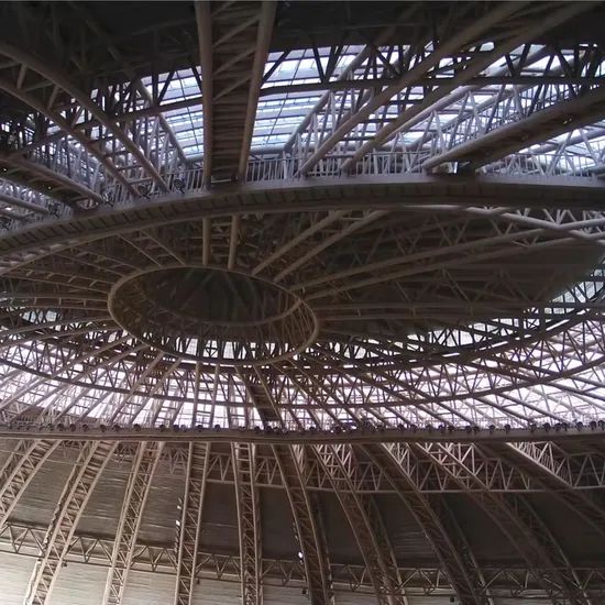 Factory Direct Supply Light Weight Steel Space Frame Trusses Steel Structure Frame - Image 4