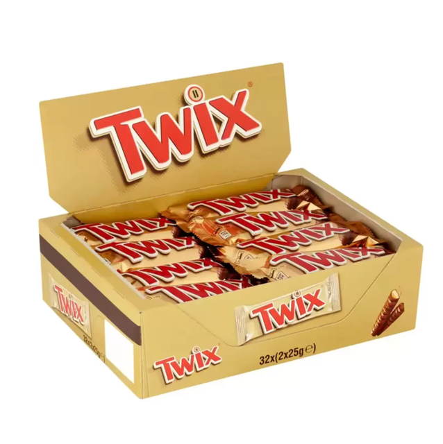 White Chocolate Caramel Cookie Bar Candy 1.62-Ounce Bars 20-Count Box - Image 3