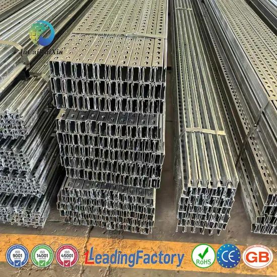 Jchx Wholesale Price U Channel Steel Solar Panel Installation Rails for Purlin - Image 5