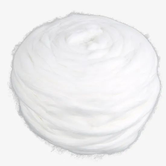 Imitation Rabbit Hair Tops in Raw White - Image 2
