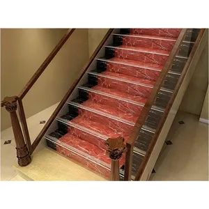 Polished Marble & Granite Stone Step Tile for Stair MOQ 10 PCS Trademark JTS Size 470X1200 Thickness 10mm Color Brown / - Image 6