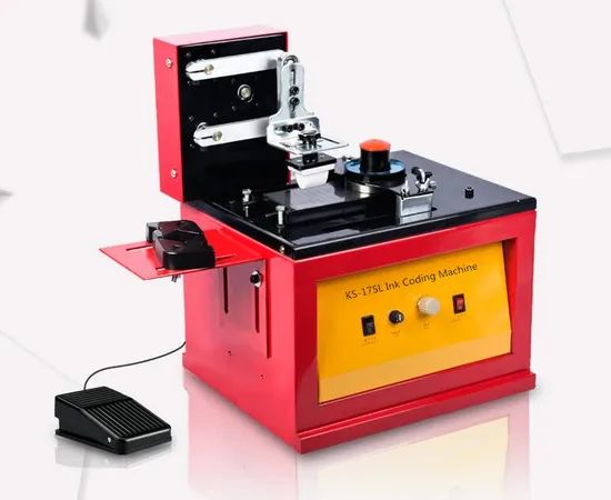 Ks 175L Plastic Bottles Cans Ink Coding Machine Manufacture Expire Date Batch Number Coding Machine - Image 1