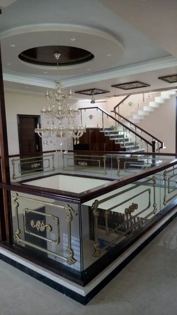 Stainless Steel Toughened Glass Balcony Railing, For Home Design Bar Mounting Type floor Form Steel And Glass Finish Perfect - Image 5