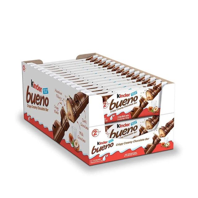 Kinder Bueno Cream Filled Wafer Bar Import Export Supply For Sale - Image 1