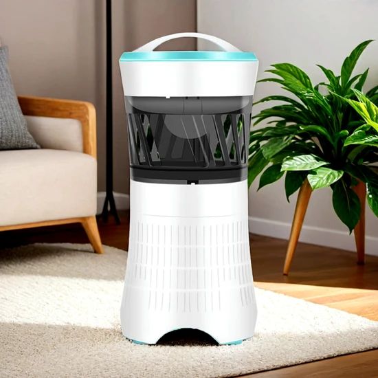 Child Pet Safe Rechargeable LED Mosquito Trap Non Toxic Bug Zapper Insect Killer Lamp - Image 4