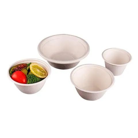 Disposable Biodegradable Tableware Compostable Sugarcane 16 Oz Soup Bowl - Image 2