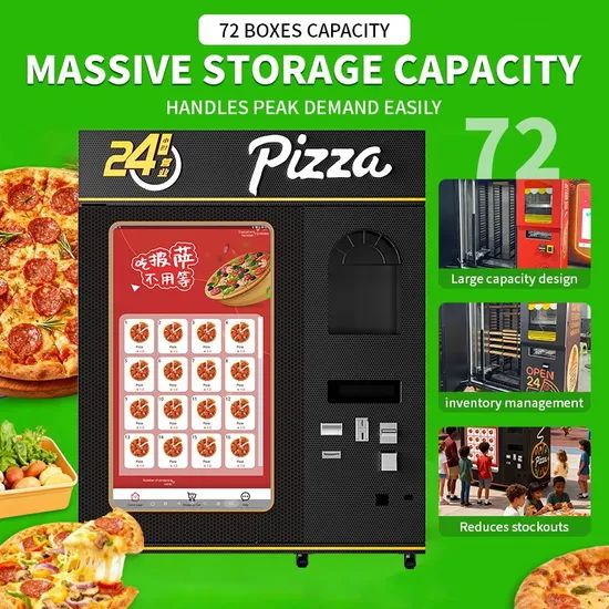 Automatic Frozen Pizza Vending Machine with Credit Card Reader Technology - Image 5