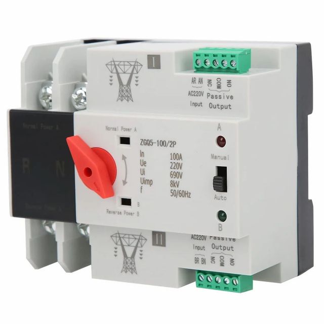 ABB Automatic Transfer Switch, Three Phase Brand ABB Phase Three Phase Number of Poles 4 Pole Rated Current(A) 250 A Switch Control Type - Image 1