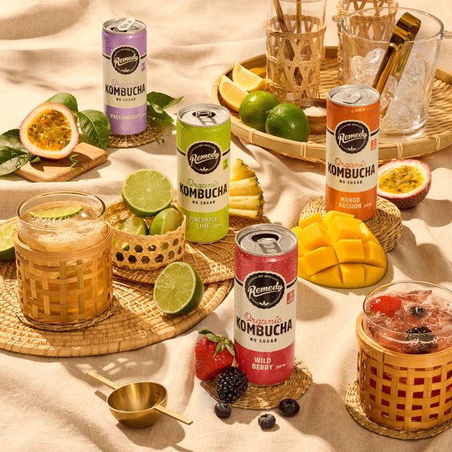 Flavorful Remedy Kombucha Sparkling Tea Beverage Designed For Everyday Refreshment And Convenient On The Go Enjoyment - Image 3