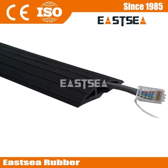 Black Color Small Type Rubber Wiring Duct Type Cord Cover HS Code ...