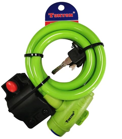 Bike Key Lock Bike Lock Steel Cable Lock Origin China Brand Tianjiu Trademark tianjiu Model NO. TJ-SZ-28 Door Lock Part Lock - Image 1